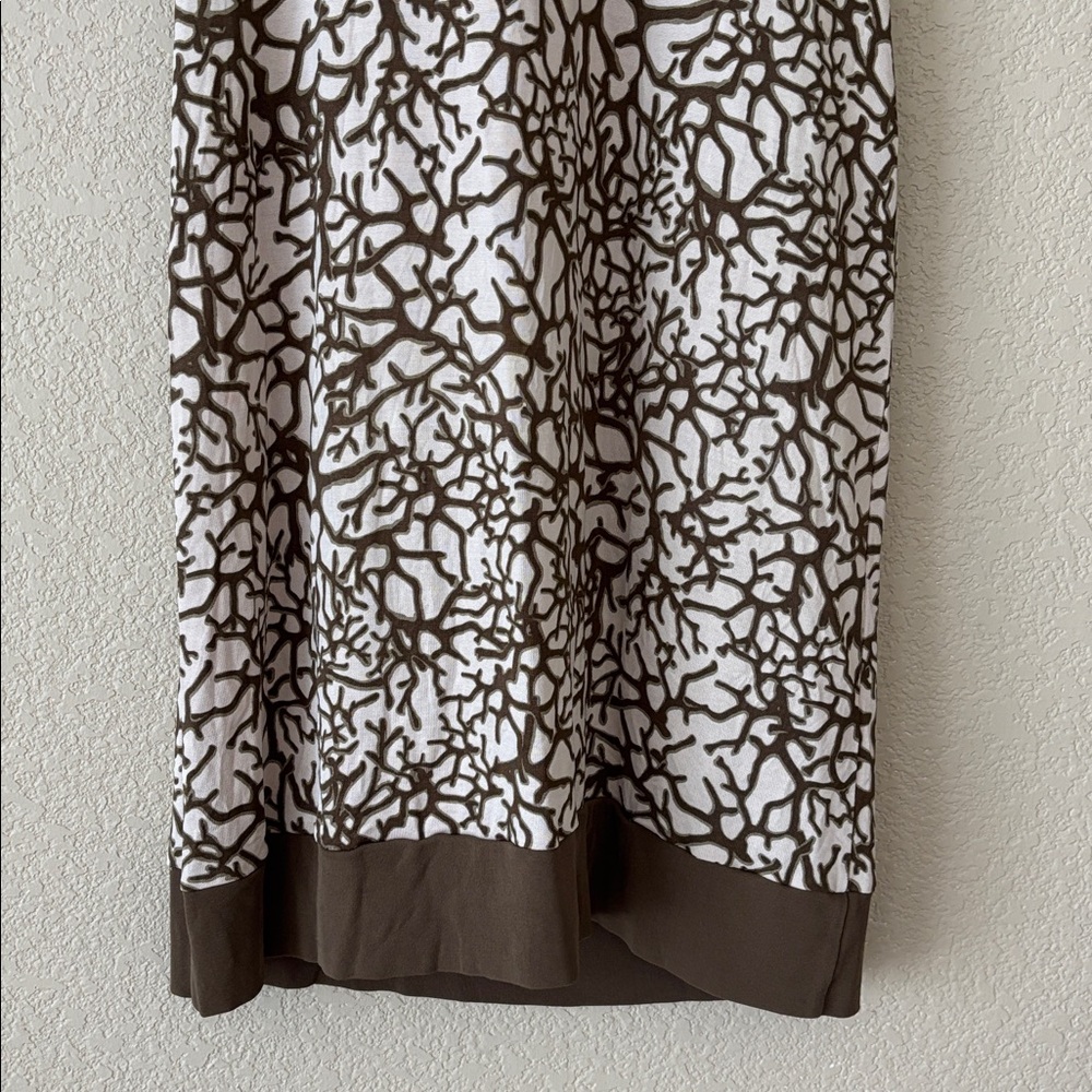 Diane von Furstenberg Silk Wrap Dress,Abstract Print,Flutter Sleeves,Boat Neck - Picture 4 of 4